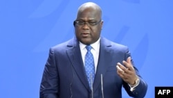 Le président de la RDC Felix Tshisekedi Tshilombo. (Photo by Tobias SCHWARZ / AFP)