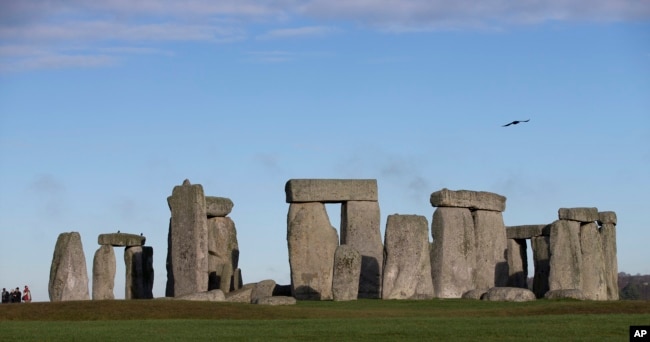 FILE - The world heritage site of Stonehenge is seen in Wiltshire, England, on Dec. 17, 2013.