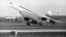 The Concorde supersonic airliner, a joint British-French venture, takes off at Toulouse-Blagnac airport, March 2, 1969, at Toulouse, France, in its maiden flight. 