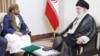 محمد عبدالسلام از مقام‌های ارشد حوثی‌های یمن در دیدار با علی خامنه‌ای 