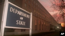 FILE - The U.S. State Department in Washington, D.C.