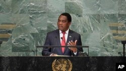 Rais wa Zambia Hakainde Hichilema