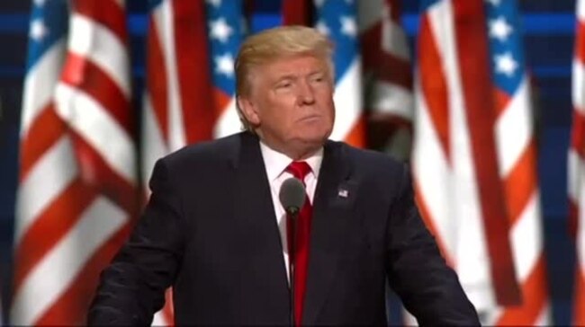 Трамп: Во оваа трка за Белата куќа, јас сум кандидат на редот и законот
