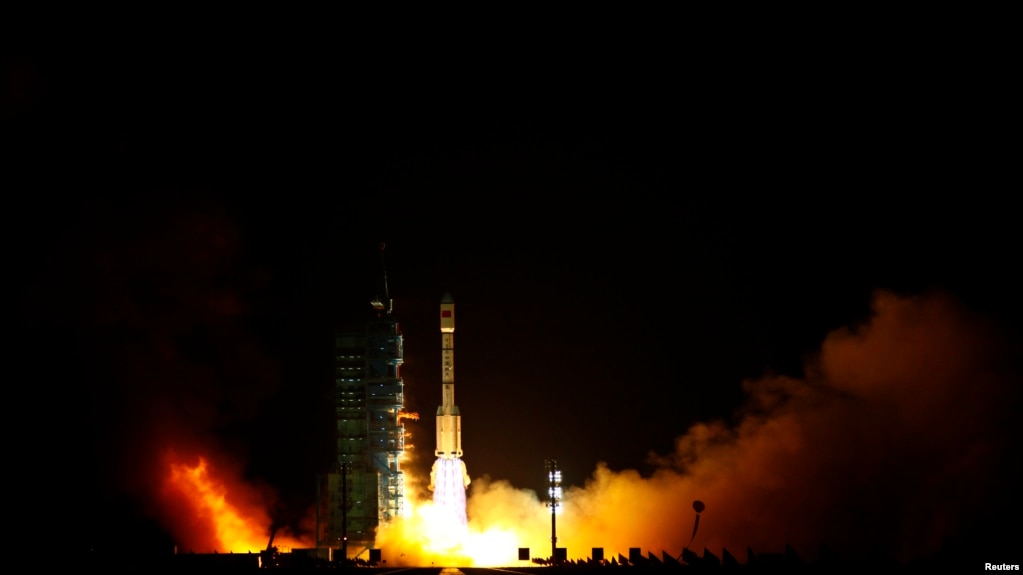 Trung Quốc phóng tên lửa Long March II-F mang theo module Tiangong-1 không có người vào không gian (ảnh tư liệu).