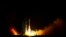 FILE - The Long March II-F rocket loaded with China's unmanned space module Tiangong-1 lifts off from the launch pad in the Jiuquan Satellite Launch Center, Gansu province.