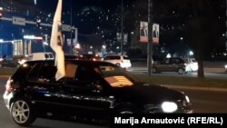 Celebration of Joe Biden's victory in Sarajevo