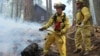 Big Gains On California Wildfire