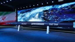 Rudal Fattah diluncurkan di Teheran, Iran, Selasa 6 Juni 2023. Iran mengklaim telah menciptakan rudal hipersonik yang mampu melakukan perjalanan dengan kecepatan 15 kali kecepatan suara.(Foto: via AP)