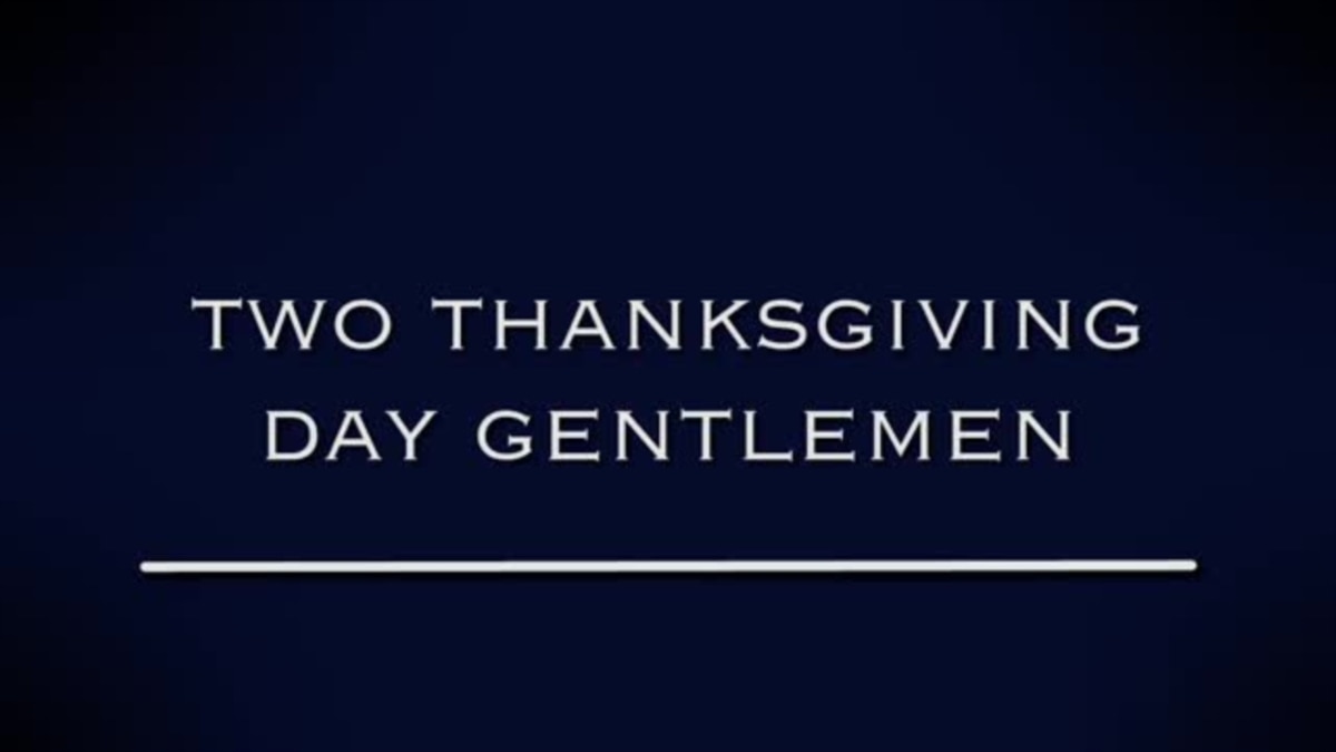 Two Thanksgiving Day Gentlemen By O Henry