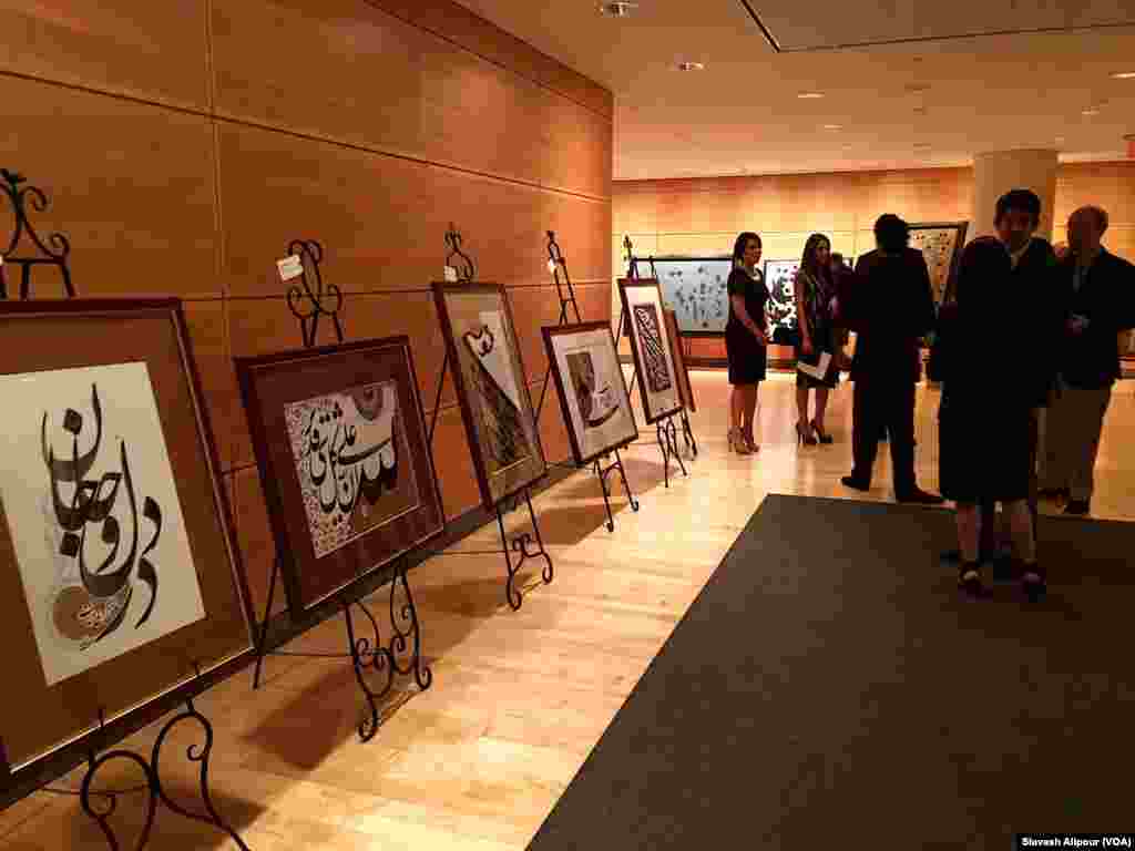 نمایشگاه هنر خطاطی ایران در واشنگتن دی سی