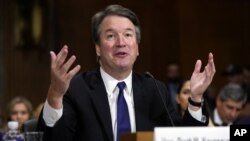 Hakim Mahkamah Agung Amerika, Brett Kavanaugh (foto: dok). 