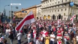 Belarus’ta Binler Yine Sokaklardaydı