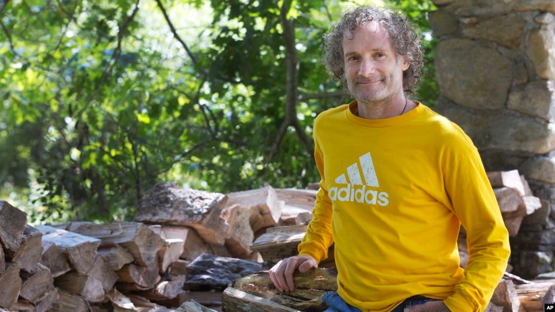 In this photo taken Tuesday Aug. 30, 2016, Theo Padnos poses at the family's house in remote Reading, Vt. In 2012, journalist, Padnos slipped into Syria to cover its unfolding civil war and was promptly kidnapped by members of an al-Qaida branch. 