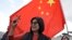 2019年5月22日忠於教宗的中國天主徒在梵蒂岡聖伯多祿廣場。
