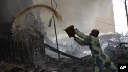 Warehouse Explodes in Lagos