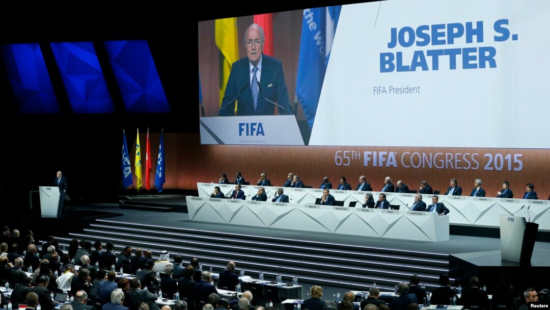 Predsednik FIFA-e govori na otvaranju Kongresa u Cirihu