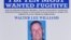 Federal Bureau of Investigation wanted poster for alleged child sex predator Walter Lee Williams, following a press conference to announce the FBI's 499th and 500th additions to the "Ten Most Wanted Fugitives" list on June 17, 2013 at the Newseum in Washi