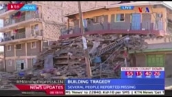 Prédio cai em Nairobi