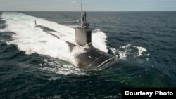미국의 핵잠수함 노스캐롤라이나 호. (자료사진)