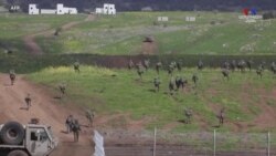 Իսրայելական զորքերը զորավարժություններ են անցկացնում Իսրայելի կողմից գրավված Գոլանի բարձունքների մոտ գտնվող Կիբուց Մերոմ Գոլանում