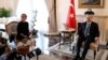 United Nations Special Rapporteur Agnes Callamard (L) meets Turkey's Foreign Minister Mevlut Cavusoglu in Ankara, Turkey, Jan. 28, 2019. 