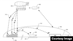 Amazon filed a patent for a flying fulfillment center. (USPTO)