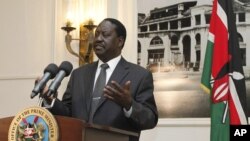 Kenyan Prime Minister Raila Odinga, June 12, 2012. 