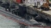 미 핵잠수함 미시시피호 한국 부산항 입항