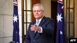 澳大利亞總理莫里森。