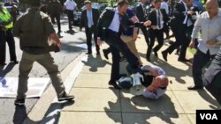 Brawl outside the residence of Turkey's ambassador to Washington