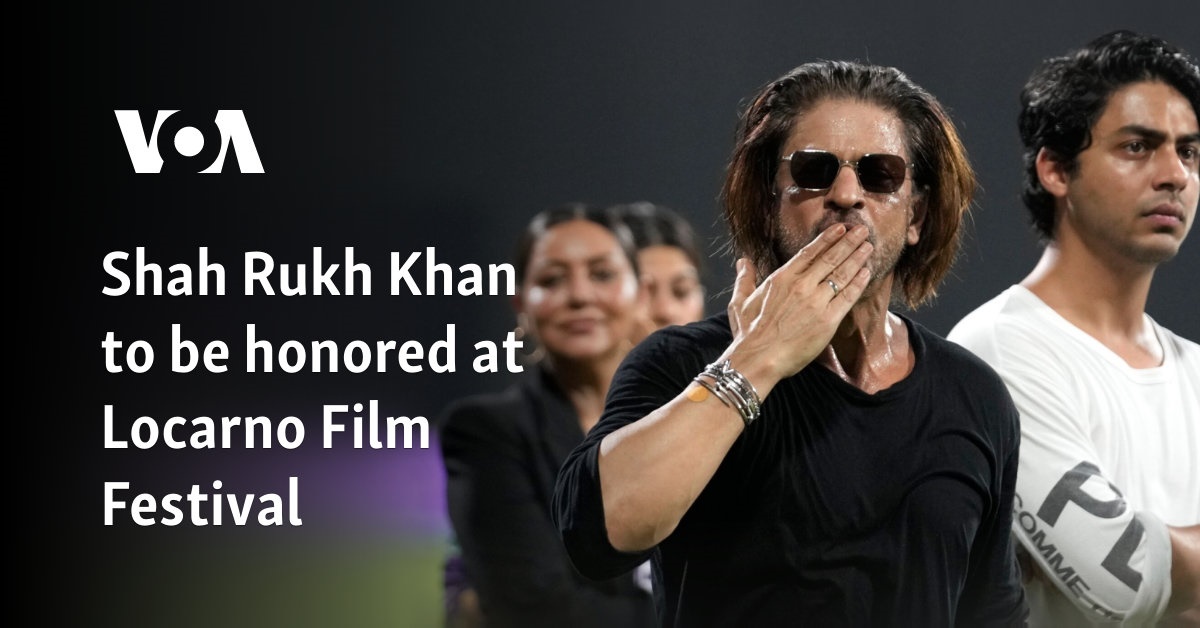 Locarno Film Festival Honors Shah Rukh Khan