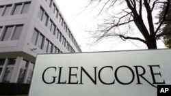 FILE - This picture shows the Glencore headquarters in Baar, Switzerland. Taken April 14, 2011