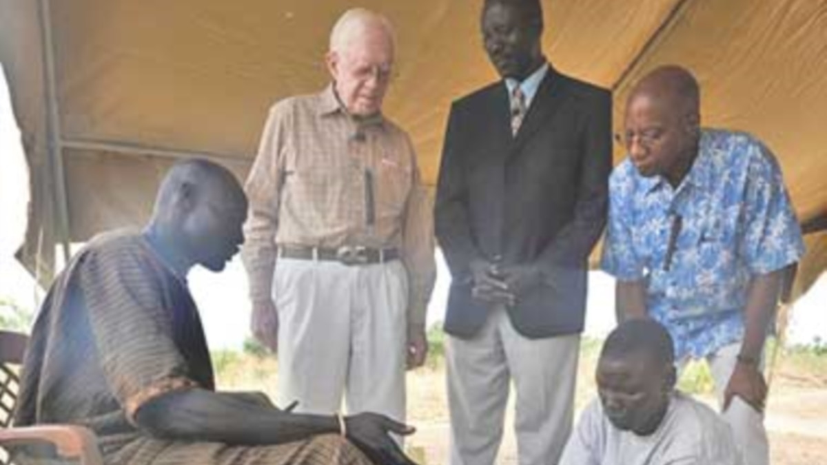 Jimmy Carter made eradicating Guinea worm disease his mission