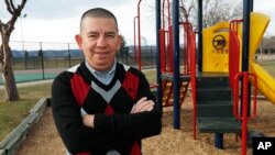 Pedro H. Gonzalez, the bi-vocational Denver pastor and board member of Colorado Family Action, poses for a photograph in Clement Park in Littleton, Colo, Dec. 15, 2018. 