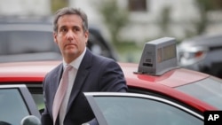 Michael Cohen, abogado personal del presidente Donald Trump, cuyas oficinas fueron allanadas por el FBI bajo una orden judicial relacionada con la investigación del fiscal especial sobre Rusia, Robert Mueller. 