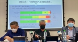 香港民意研究所公布最新民意调查显示，62%受访者反对悼念六四活动会危害中国国家安全 (美国之音/汤惠芸)
