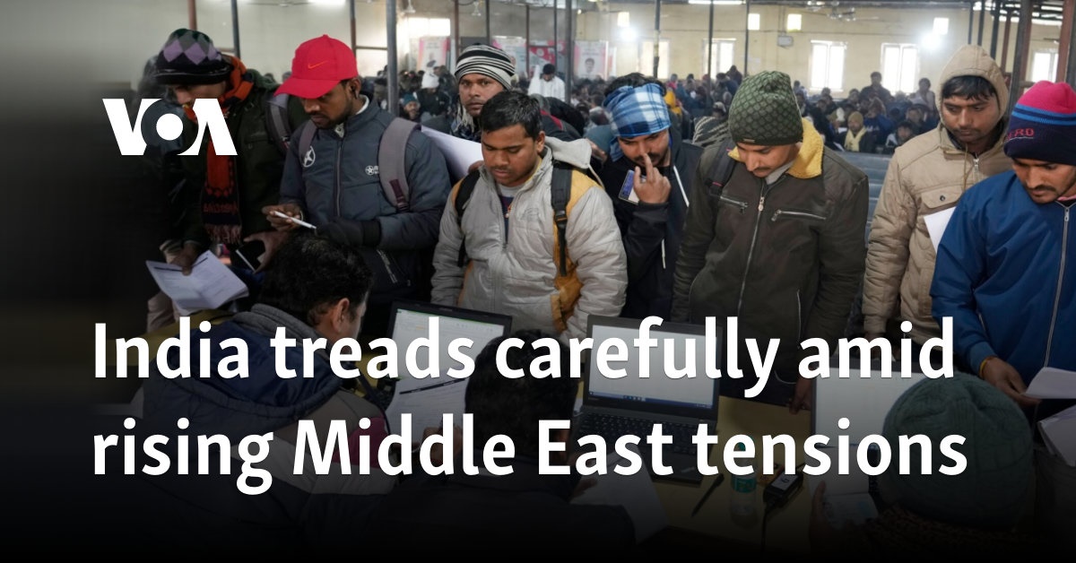 India treads carefully amid rising Middle East tensions