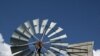 This windmill is preserved at the 1880 Town in little Murdo, South Dakota