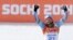 Norvežanin Kjetil Jansurd slavi pobedu na Olimpijadi u Sočiju, 16, februar, 2014.