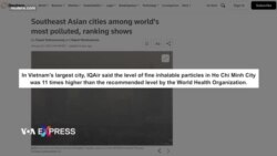 TP.HCM ô nhiễm không khí hàng thứ nhì trên thế giới 