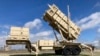 FILE - A Patriot missile mobile launcher sits outside the Fort Sill Army Post near Lawton, Oklahoma, March 21, 2023. The Pentagon says it has nearly $6 billion in funding for Ukraine left that could expire at month's end unless Congress or the State Department takes action.