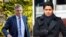 Combinaison de photos montrant le qatari Nasser Al-Khelaïfi, chef de BeIN Medias et président de Paris Saint-Germain, à droite, à Paris, le 4 mars 2017, et le Français Jérôme Valcke, ancien secrétaire général de la Fifa, à Paris, le 4 mars 2017.