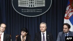 Konferencija za novinare zvaničnika vlade Srbije i MMF-a (arhivski snimak)