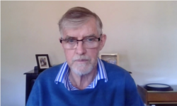 David Donnoly is one of the few white farmers based in Bulawayo, the country’s second-largest city, who were not affected by Zimbabwe’s land reform, August 6, 2020. (Via SKYPE Columbus Mavhunga/VOA)