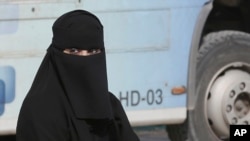 Une femme à Ryad en Arabie saoudite, le 12 décembre 2015