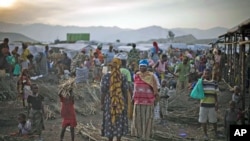 A view of the market at Bulengo camp for war-displaced people just outside Goma in eastern Congo. (file photo)