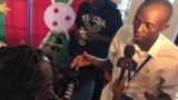 Canesius Bindaba, umuyobozi w'urwaruka rw'Abarundi mumahiganwa y'amarobo muri Amerika.