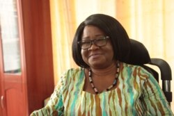 The head of the University of Ghana’s Anti-Sexual Harassment Committee, Margaret Amoakohene, says the accusations are being investigated. (Stacey Knott/VOA)