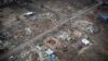 Aerial view of houses damaged during the fighting with the Russian troops in the village of Kamenka, Kharkiv region, Ukraine, March 17, 2024. Kamenka was retaken in autumn 2022 after it was occupied by the Russian troops. 