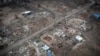 Pogled iz vazduha na kuće uništene tokom borbi protiv ruskih trupa u selu Kamenka, u regionu Harkova, Ukrajina, 17. marta 2024. Kamenka je ponovo preuzeta u jesen 2022. nakon što je bila okupirana od strane ruskih trupa.